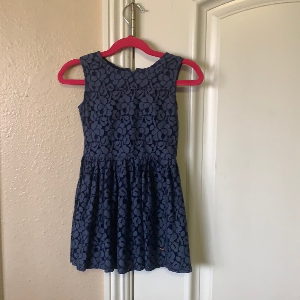 Blue and denim dress